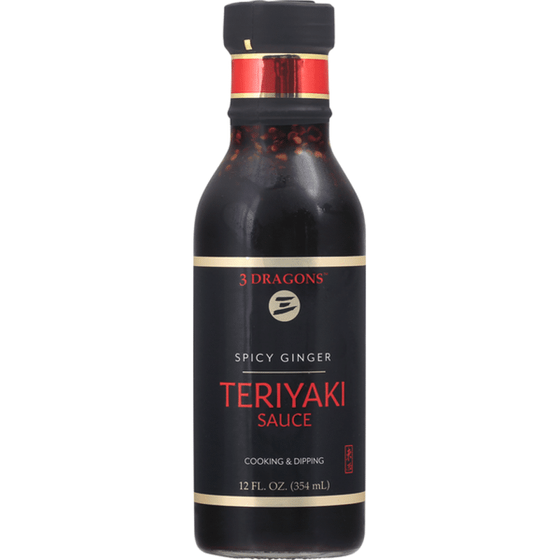 3 Dragons Sauce, Teriyaki, Spicy Ginger (12 fl oz) Delivery or Pickup