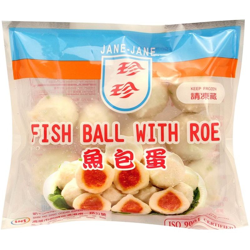 JaneJane Frozen Fish Balls W/Flying Fish Roe (8 oz) Instacart