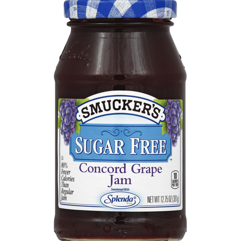 Smucker's Jam, Sugar Free, Concord Grape (12.75 oz) Delivery or Pickup