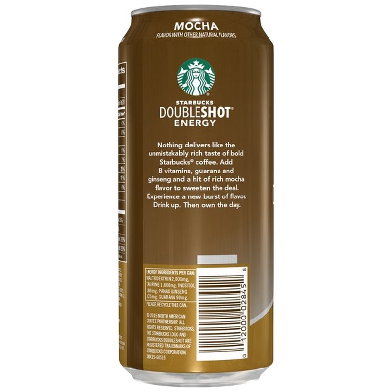 Starbucks Double Shot Energy Mocha Fortified Energy Coffee ...