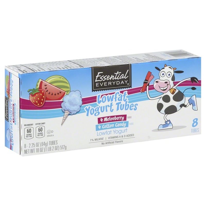 Essential Everyday Yogurt, Lowfat, Melonberry Flavored, Cotton Candy