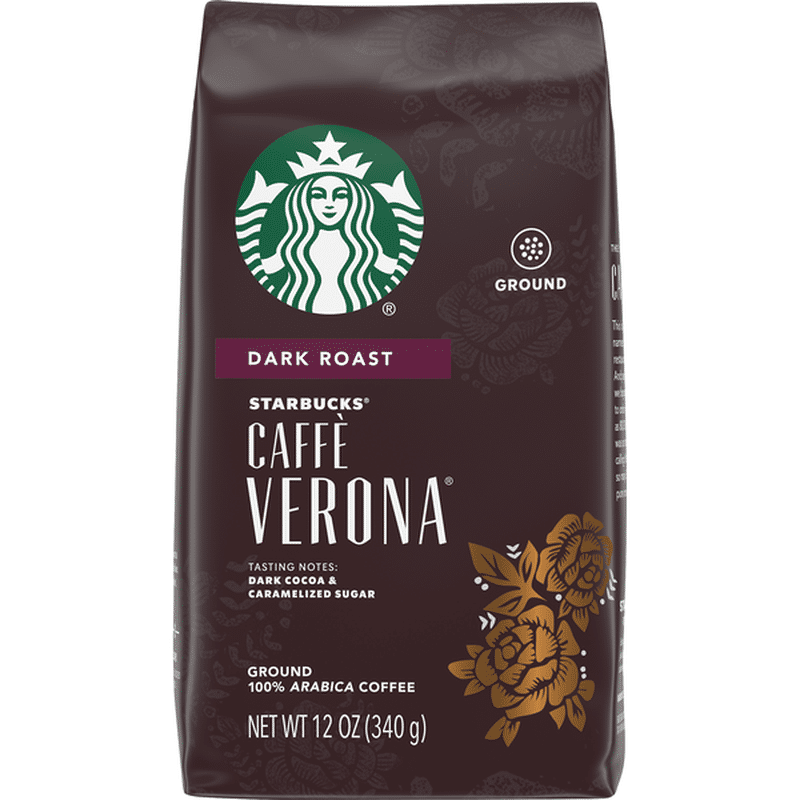 Starbucks Dark Roast Ground Coffee — Caffè Verona (12 oz) Instacart