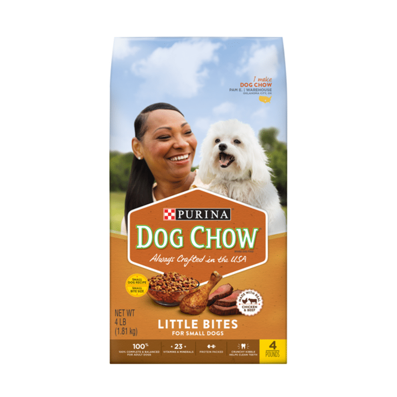 Purina Dog Chow Small Breed Dry Dog Food, Little Bites With Real ...