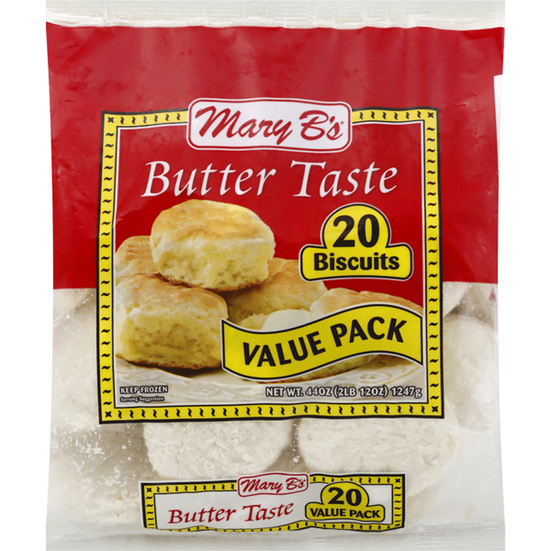 Mary B's Biscuits, Butter Taste, Value Pack (20 each) Instacart