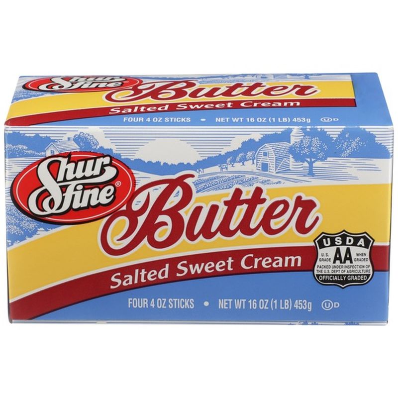 Shurfine Salted Sweet Cream Butter (16 oz) - Instacart