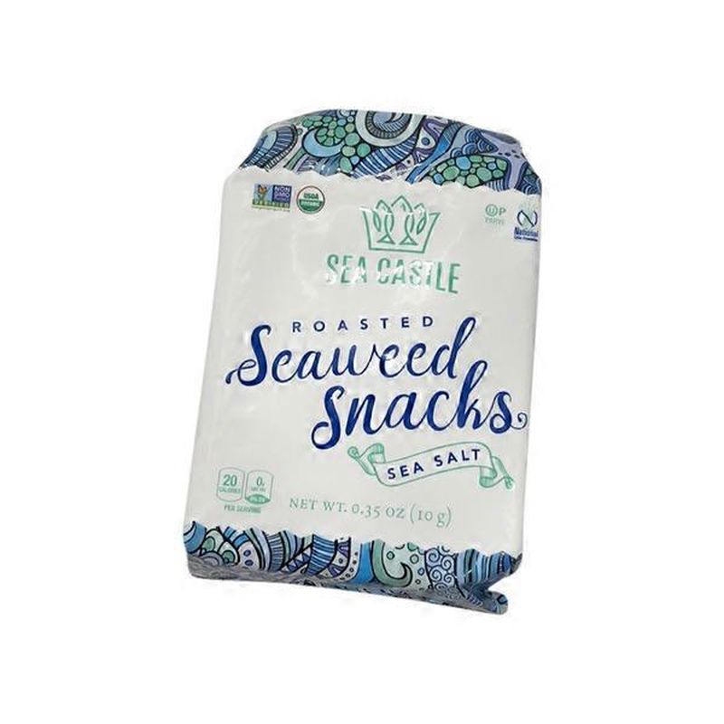 Sea Castle ROASTED Seaweed SEA SALT Snacks (0.35 oz) Delivery or Pickup