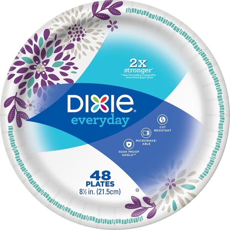 Dixie Plates, 8.5 Inch (48 each) from Albertsons Instacart