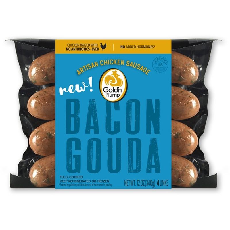 Gold'n Plump Bacon Gouda Chicken Sausage