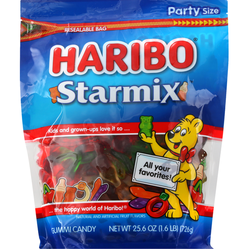 HARIBO Gummi Candy, Starmix, Party Size (25.6 oz) - Instacart