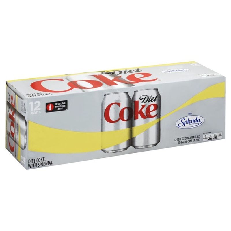  Diet Coke Sweetened with Splenda Cola 12 fl oz from Kroger - Instacart