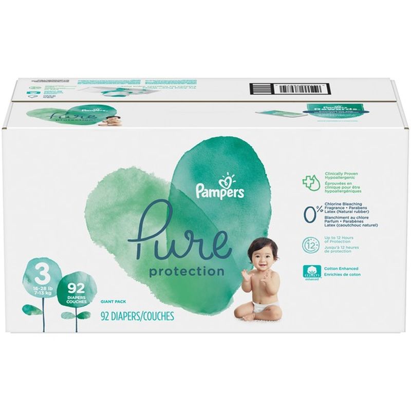 pampers pure newborn 92