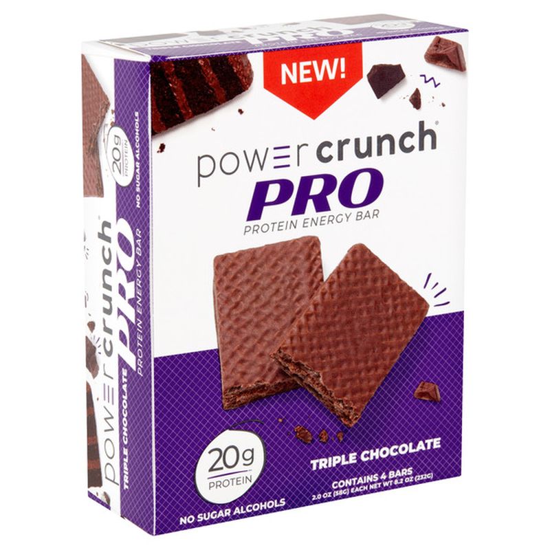 Power Crunch Protein Energy Bar, Triple Chocolate (4 each) Instacart