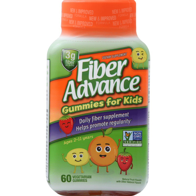 Fiber Advance Gummies, for Kids (60 each) Instacart