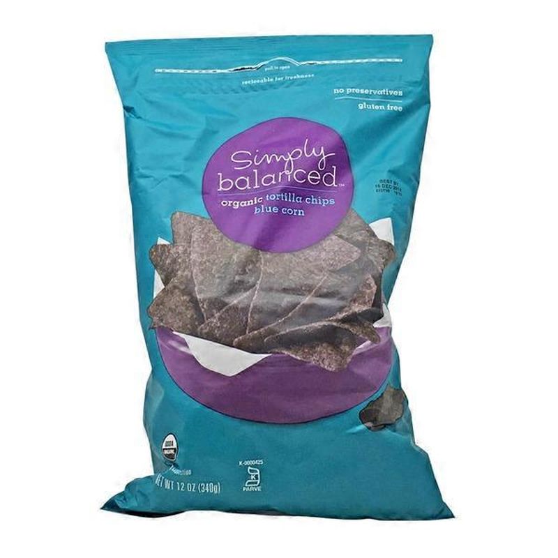 organic blue corn tortilla chips 12oz good & gather ™