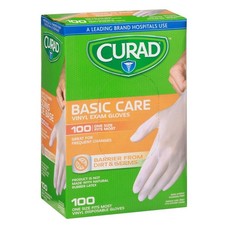 curad disposable gloves