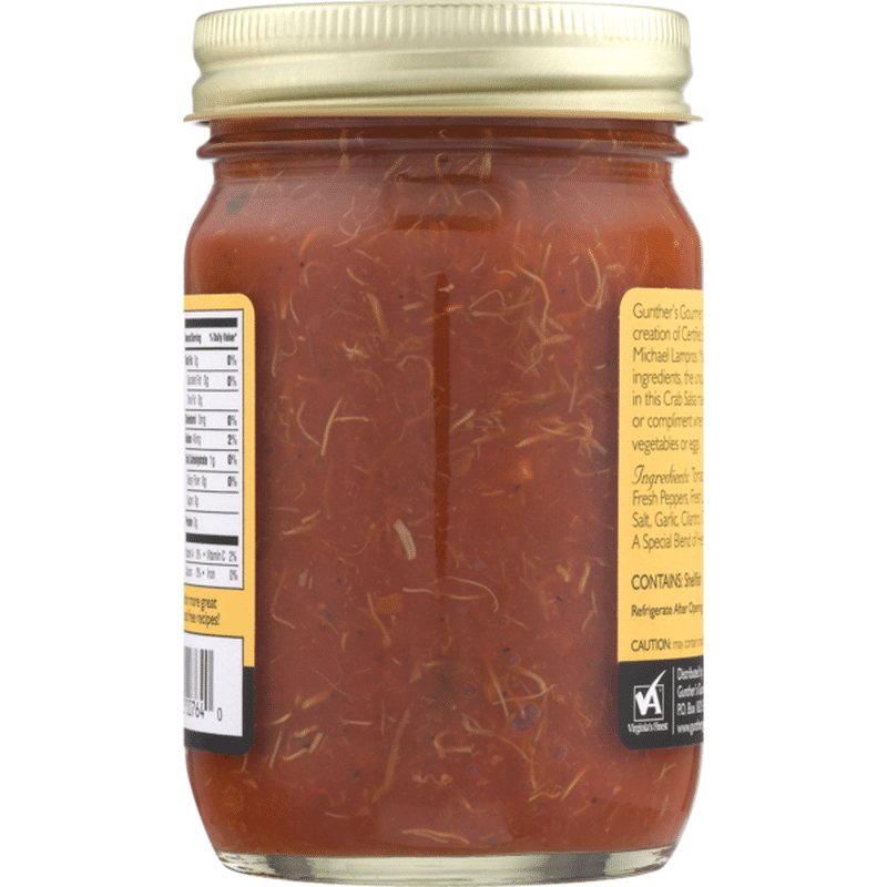 Gunther's Gourmet Gunther's Chesapeake Bay Style Crab Salsa (12 oz