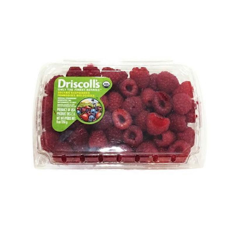 Driscoll's Organic Raspberries (6 oz container) Instacart
