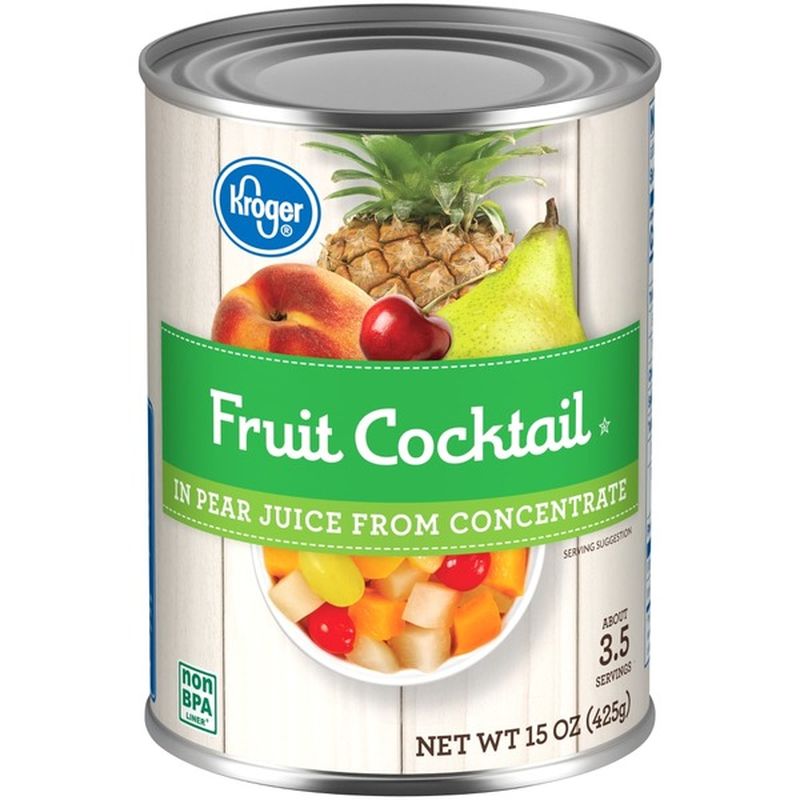 Kroger Fruit Cocktail in Fruit Juice
