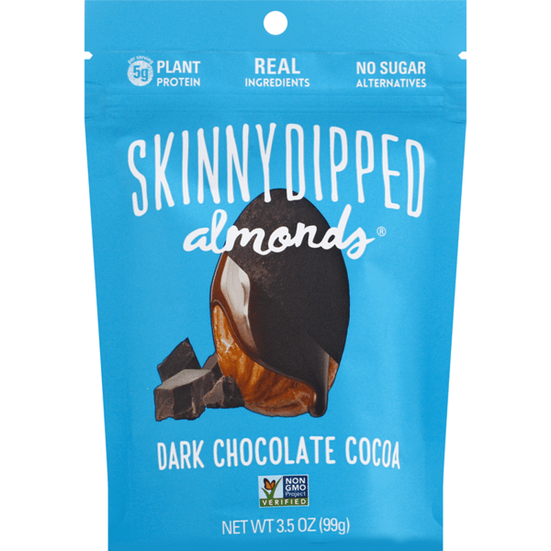 Skinny Dipped Almonds, Dark Chocolate Cocoa (3.5 oz) Instacart