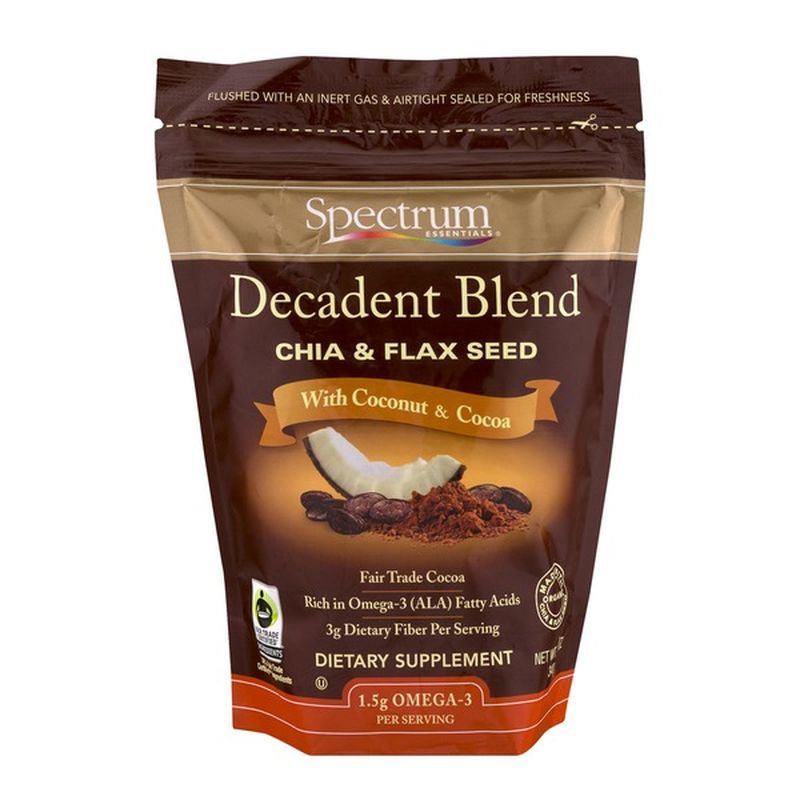 Spectrum Decadent Blend Chia & Flax Seed with Coconut & Cocoa Dietary