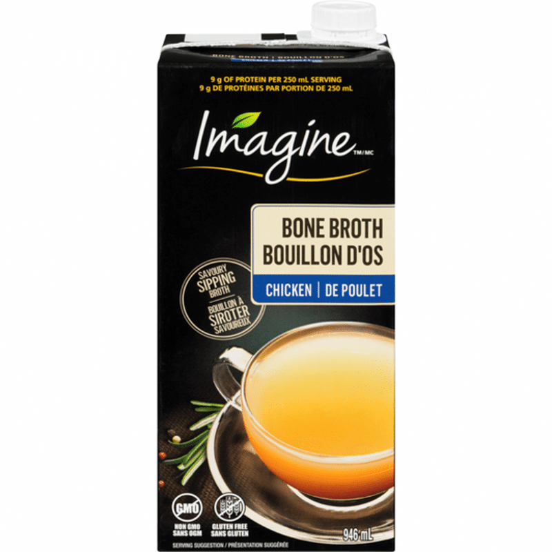 Imagine Foods Chicken Bone Broth (946 ml) from Loblaws Instacart