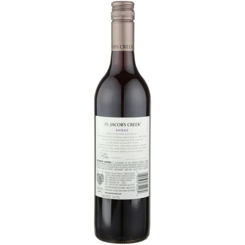 Jacob's Creek Reserve Shiraz (750 ml) Instacart