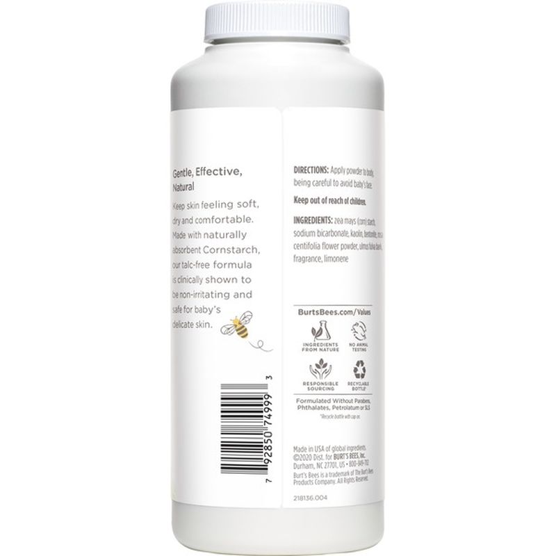 burt's bees baby powder safe