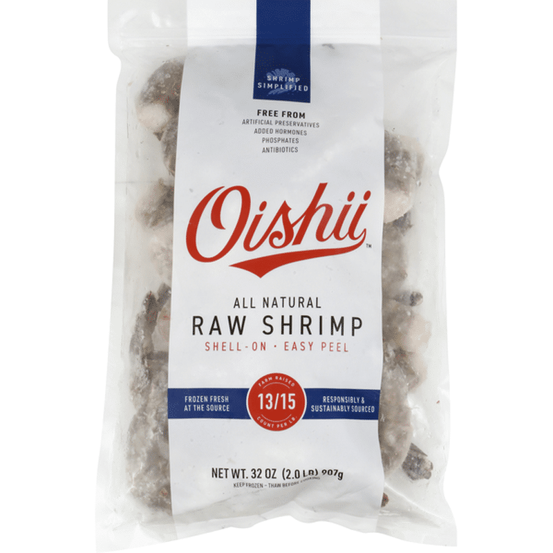 Oishii Shrimp Raw 13 15 32 Oz Instacart