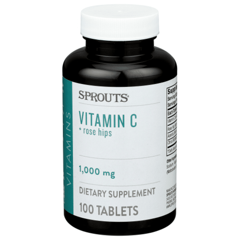 Sprouts Vitamin C 1000 Mg With Rose Hips Tablets (100 ct) Instacart