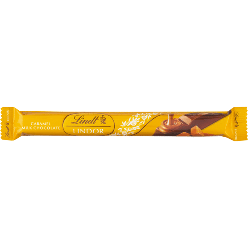 Lindt LINDOR Caramel Chocolate Truffle Bar (1.3 oz) Instacart