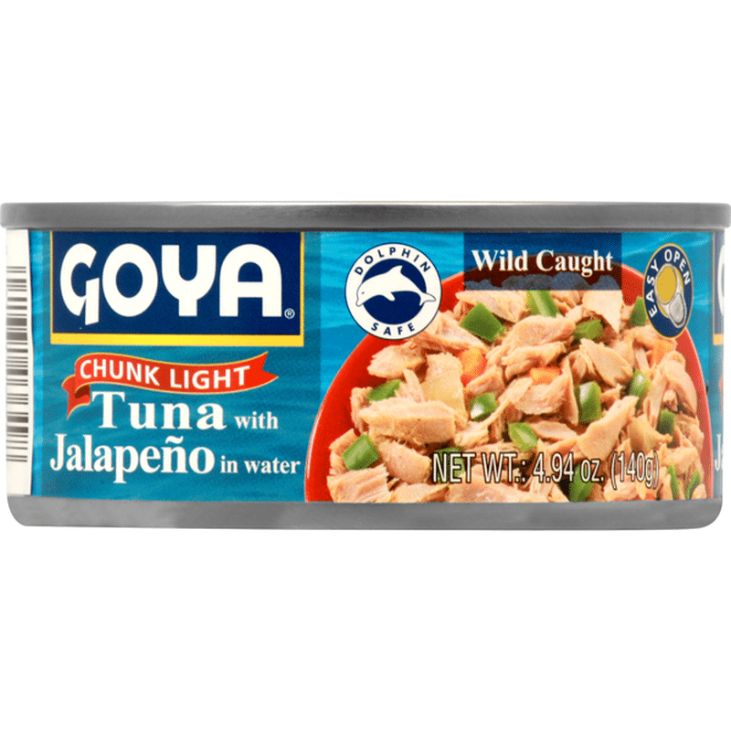 Goya Chunk Light Tuna with Jalapeño in Water (4.94 oz) Instacart