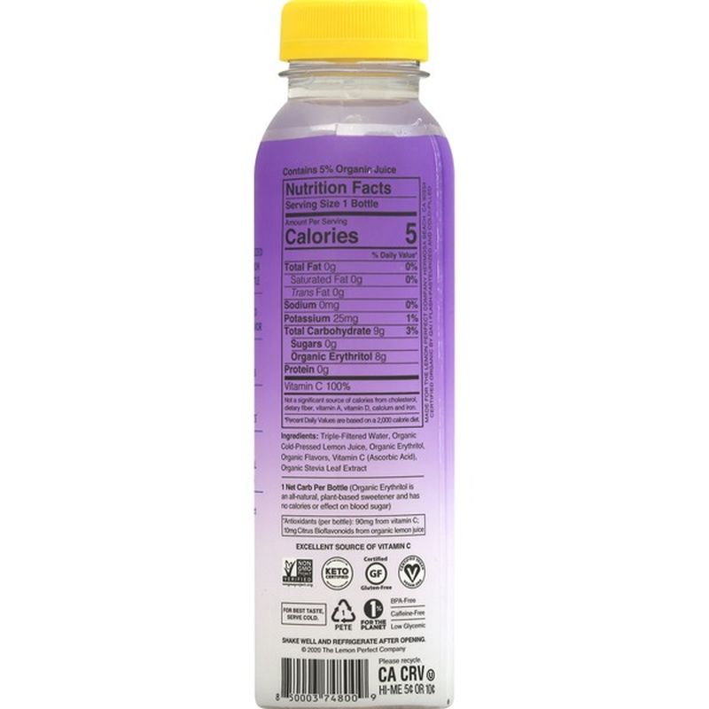 Lemon Perfect Lemon Water, Blueberry Acai (12 oz) Instacart