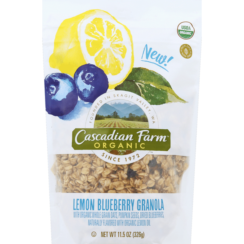 Cascadian Farm Granola, Lemon Blueberry (11.5 oz) - Instacart