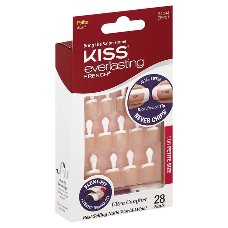 Kiss Nails, Ultra Comfort, Petite Length (28 each) Instacart