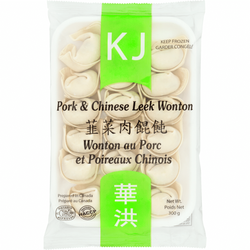 Kj Foods Leek & Pork Wonton