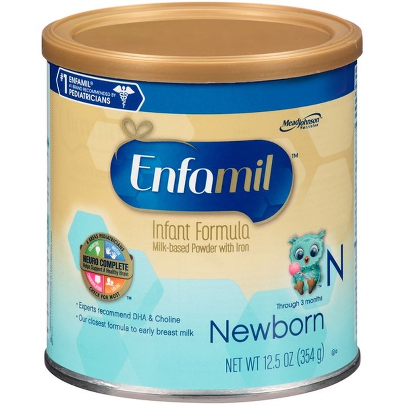 Enfamil Newborn Newborn Milk Based With Iron Through Months Infant Formula Powder Oz