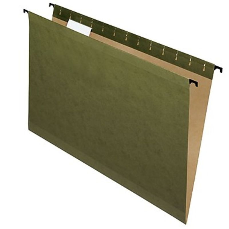 SureHook 81/2" x 14" Green Legal Size Hanging File Folder (each