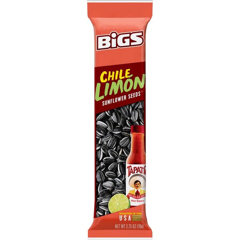 Bigs Tapatio Chile Limon Sunflower Seeds (2.75 oz) Instacart