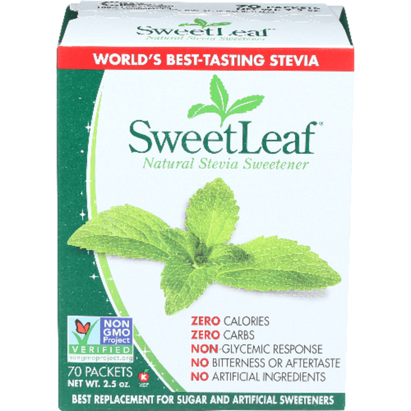 Sweet Leaf Tea Co Stevia Sweetener (70 each) Instacart