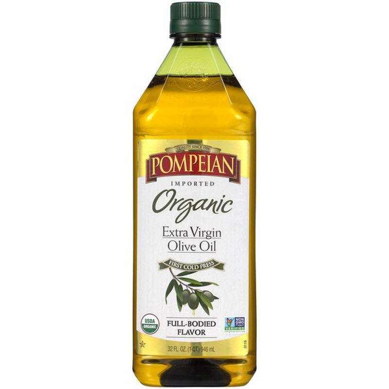 Pompeian Organic Extra Virgin Olive Oil (32 fl oz) - Instacart