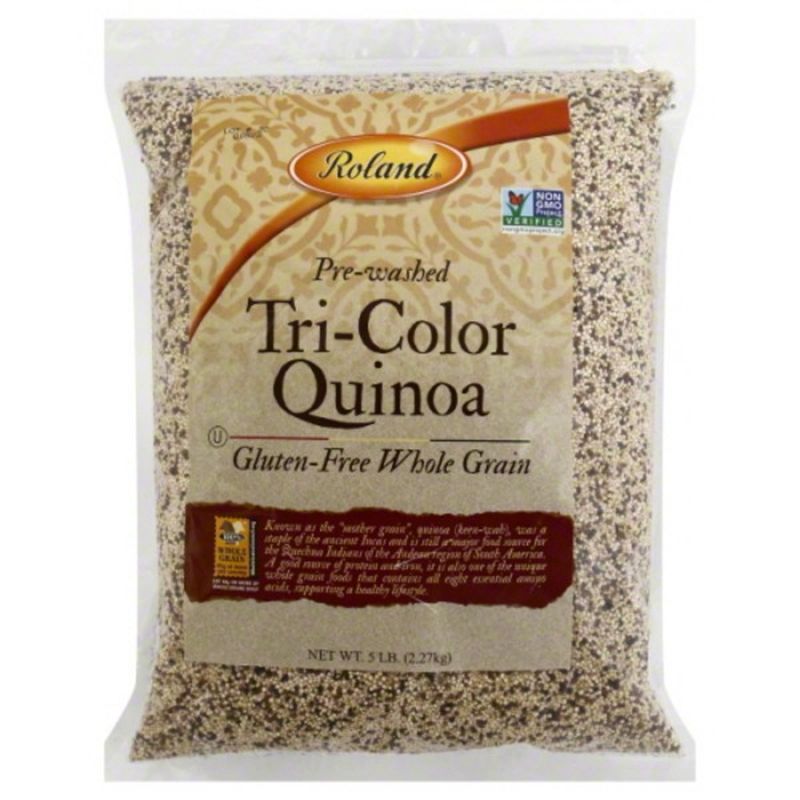 Roland Quinoa, TriColor, Gluten Free, Whole Grain, Bag (5 lb) from
