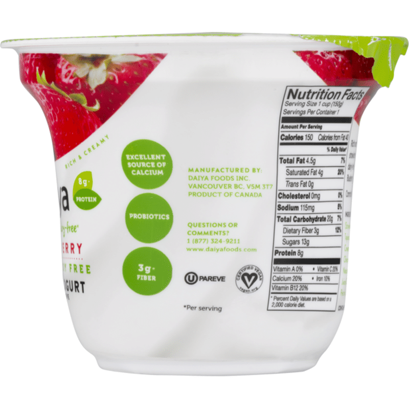 Daiya Dairy Free Greek Yogurt Strawberry (5.3 oz) from Andronico's ...