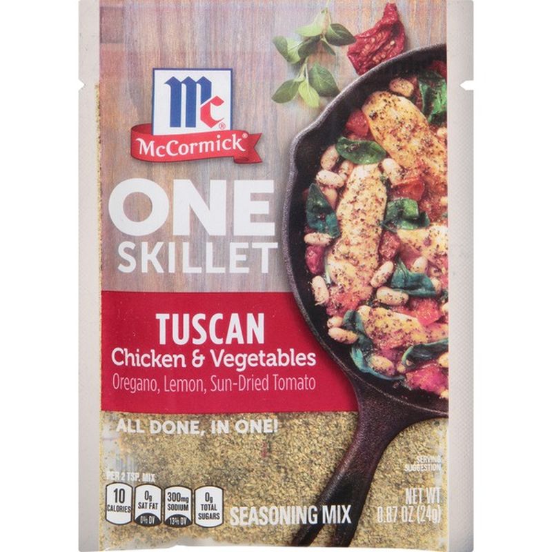 McCormick® Tuscan Chicken & Vegetables One Skillet Seasoning Mix (0.87