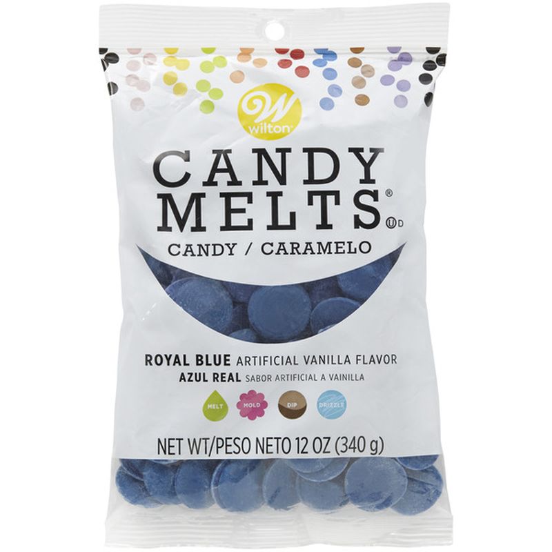 Wilton Brands Royal Blue Vanilla Flavored Candy Melts (12 oz) Instacart