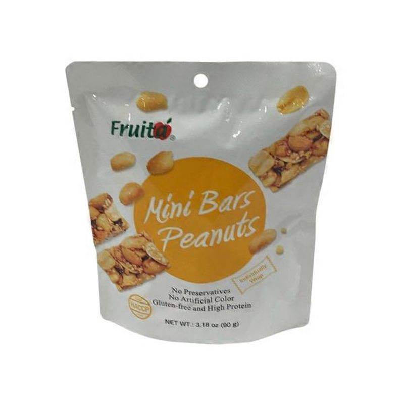Fruita' Mini Bars Peanuts (3.84 fl oz) Instacart