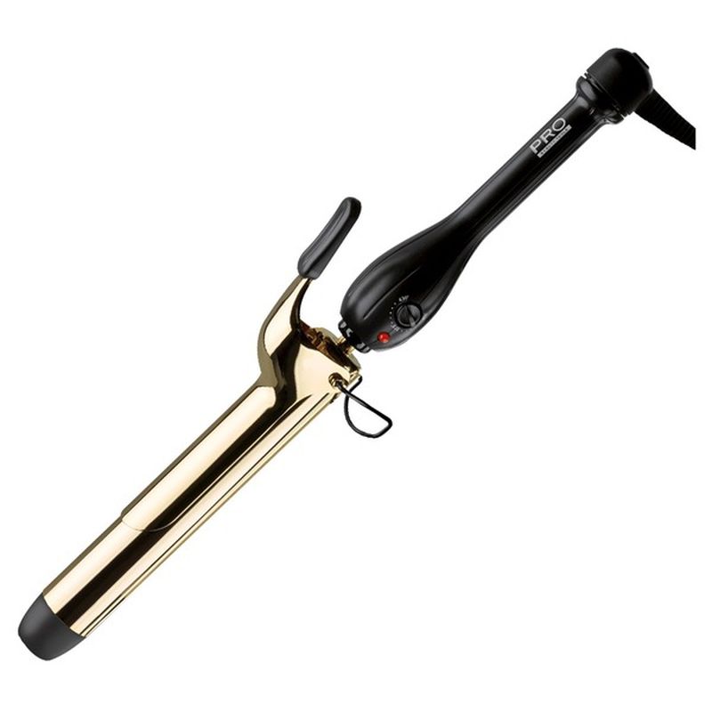 Pro Beauty Tools 1 1/4" Professional X Long Gold Curling Iron