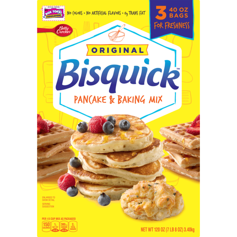 Betty Crocker Bisquick Original Pancake And Baking Mix 120 Oz Instacart