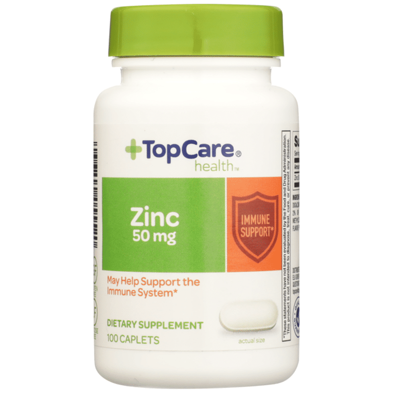 TopCare Zinc 50 Mg May Help Support The Immune System Dietary