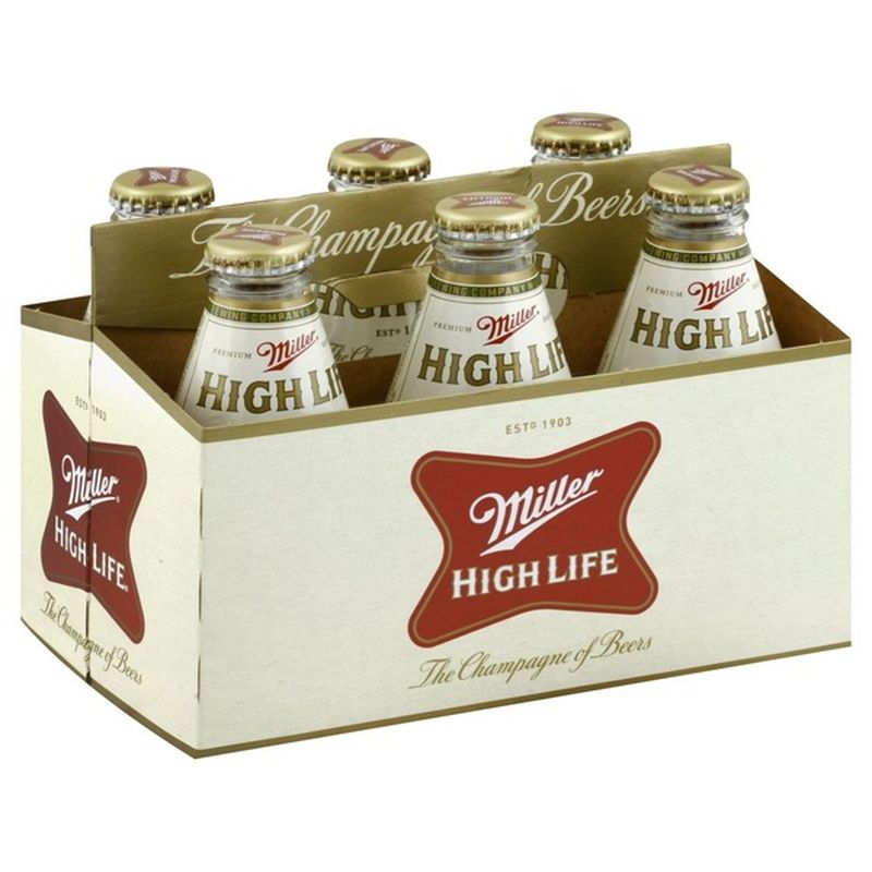 Miller High Life American Lager Beer Bottle (7 fl oz) Instacart