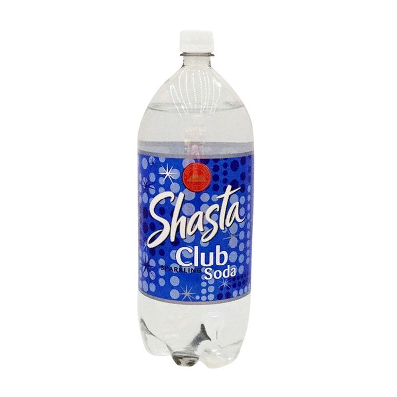 Shasta Soda, Club, Sparkling (2 L) - Instacart